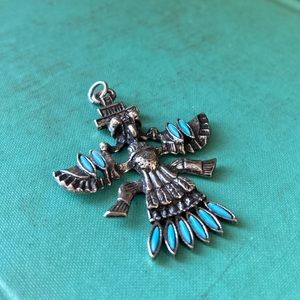Turquoise Inlay Pendant